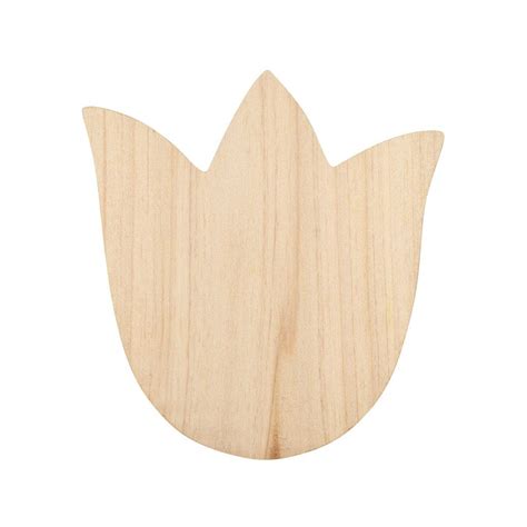 Tulip Cedar Wood Shape By ArtMinds Wooden Flowers Wood Craft