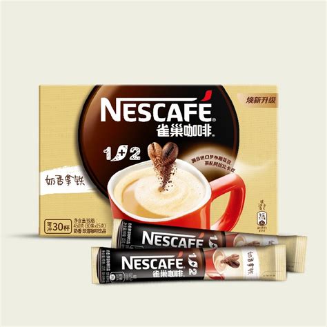 雀巢 Nestle 雀巢Nestle咖啡1 2速溶咖啡 双豆拼配奶香特浓 15g 30条 盒 融创集采商城