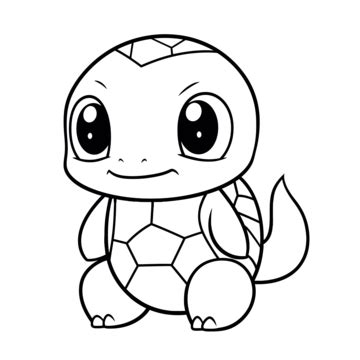 Dibujo De Dibujos Para Colorear Tortugas Pokemon Vector PNG ,dibujos ...