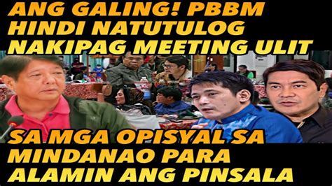 Grabe Ang Naganap Pbbm Bumalik Sa Mindanao Kasama Si Sec Erwin Tulfo