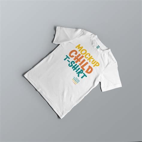 Mockups De Una Camiseta Para Ni Os Psd Mockup Archivo Psd Premium