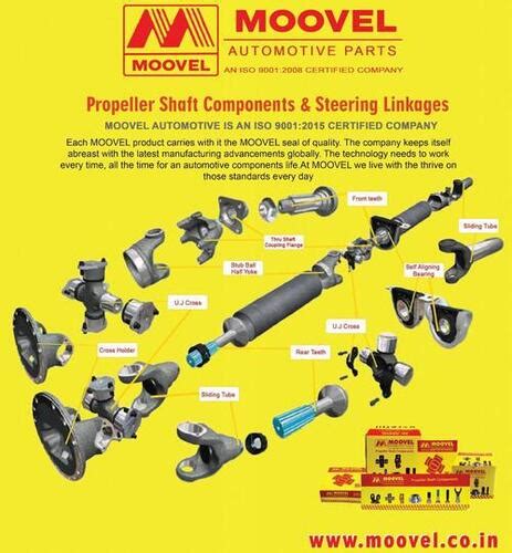 Long Lasting Moovel Propeller Shaft Components And Steering Linkages At