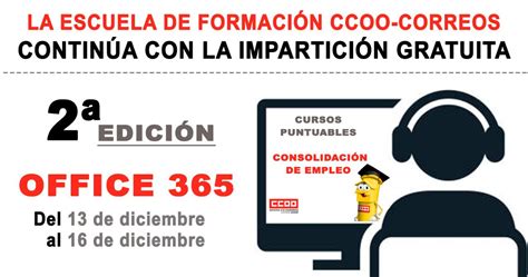 Cursos Puntuables Consolidaci N De Empleo Escuela De Formaci N Ccoo