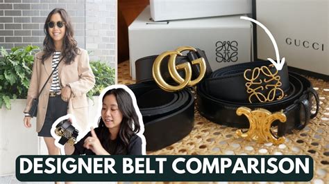 DESIGNER BELT COMPARISON Gucci Celine Loewe Isabel Marant Review