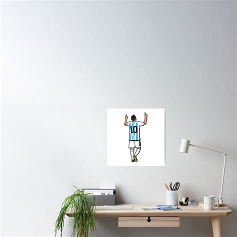 Póster Messi La Cabra Ilustración de LaemarDealz Redbubble