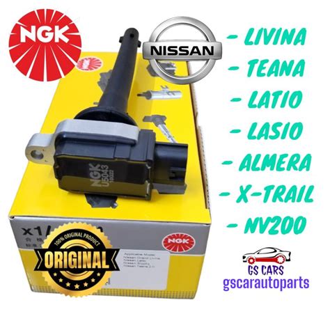 Nissan Ngk Ignition Coil Plug Coil Livina Almera Sylphy Teana