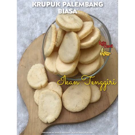 Jual 200 Gr KERUPUK PALEMBANG BIASA KERUPUK IKAN TENGGIRI KHAS