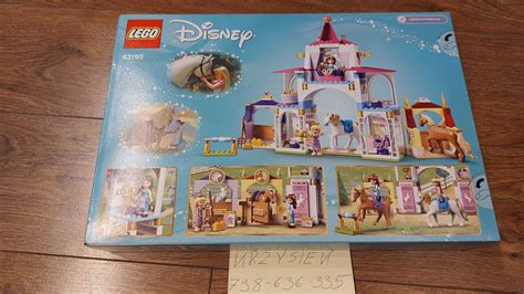 LEGO 43195 Disney Królewskie stajnie Belli i Roszpunki nowe