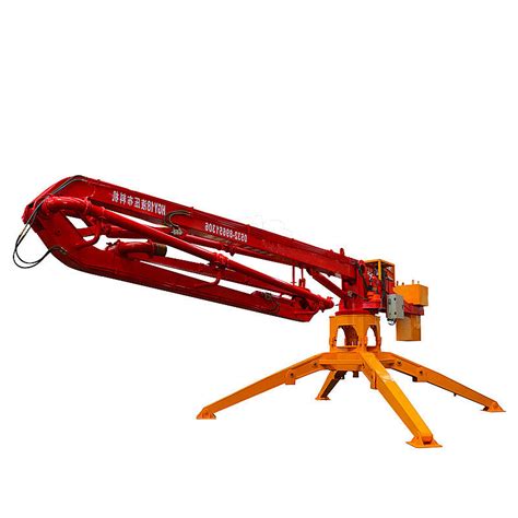 Mobile Spider Hydraulic Concrete Placing Boom Worked With Concrete Pump