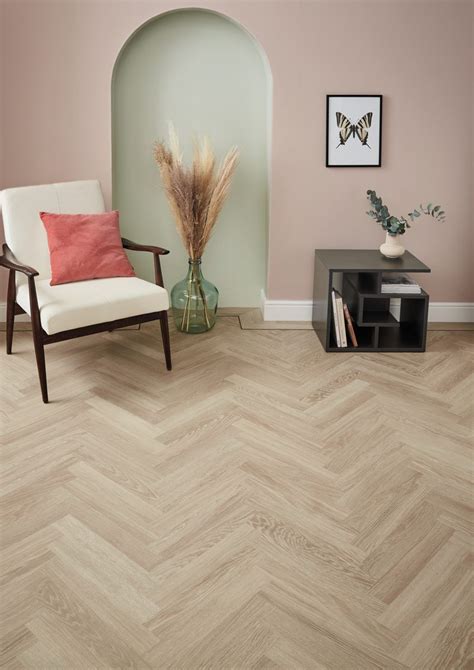 Herringbone Vinyl Flooring Karndean Knight Tile Dutch Limed Oak