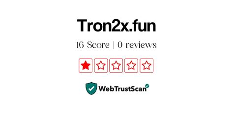 Tron X Fun Review Legit Or Scam Suspicious Website Score