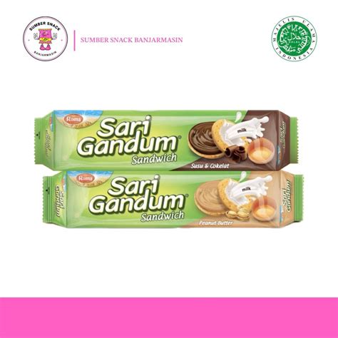 Jual Roma Sari Gandum Sandwich 108g 2 Varian Rasa Shopee Indonesia