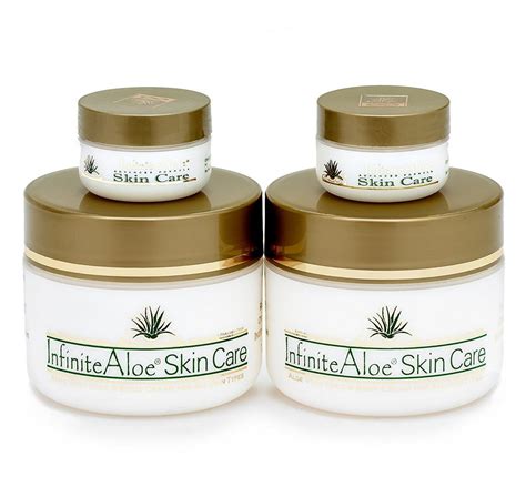 Infinite Aloe Skin Care Cream Original Scent 2 8oz Jars