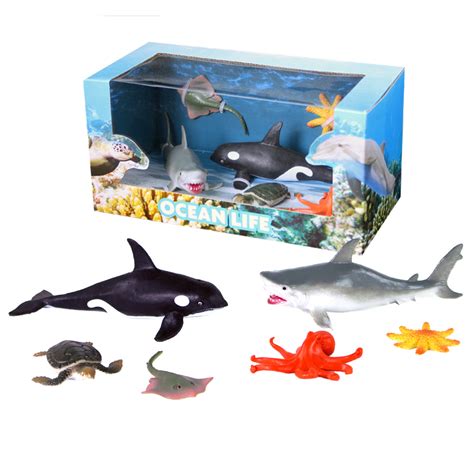 Sea animals 6 pcs per box | Czech Toys | czechmovie