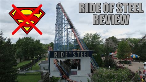 Ride Of Steel Review Six Flags Darien Lake Intamin Hyper Coaster