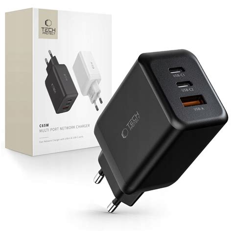 SIECIOWA ŁADOWARKA ZASILACZ USB C 65W DO IPHONE 15 MACBOOK PRO M1 M2