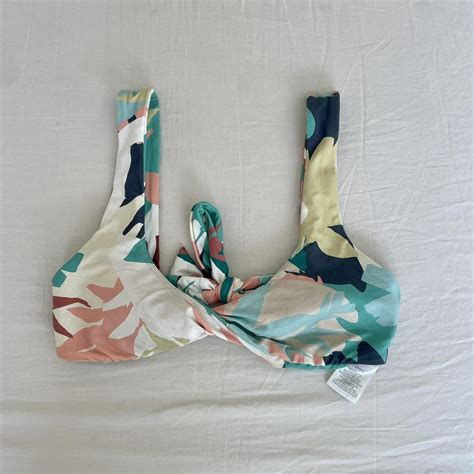 ONeill Cute Tropical And Colorful Twisty Bikini Depop