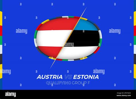 Austria vs Estonia icon for European football tournament qualification