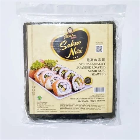 Jual Tokinori Sakao Sushi Nori Roasted Seaweed Rumput Laut