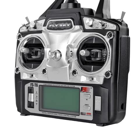 FlySky FS T6 2 4GHz 6 Channel Digital Transmitter And Receiver Radio System