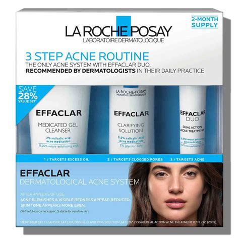 Effaclar Dermatological Acne Treatment System La Roche Posay