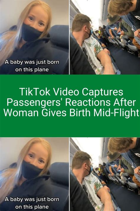 Tiktok Video Captures Passengers Reactions After Woman Gives Birth Mid