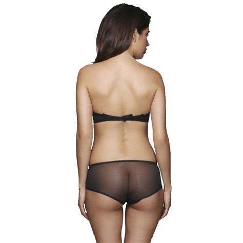 Shorty Superboost Lace Noir Par Gossard Lemon Curve