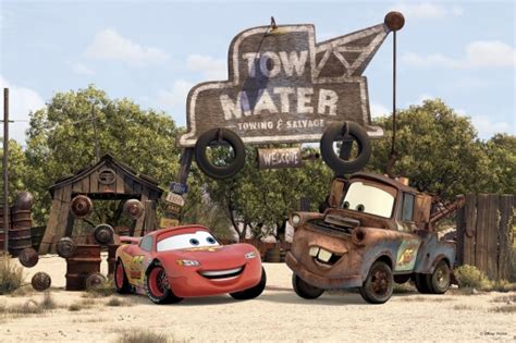 Disney Cars Characters " Tow Mater " Wallpaper