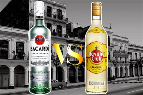 Bacardi Carta Blanca Vs Havana Club Rum Drinks Geek