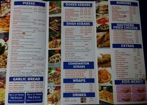 Menu At Best Kebab Fast Food Tredegar