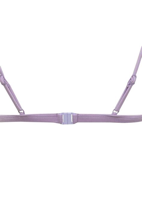 Purple WOMAN Afra X DeFacto Fall In Love Regular Fit Bikini Top 3112582 DeFacto