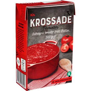 Krossade Tomater 500g ICA Handla mat online från din lokala ICA butik