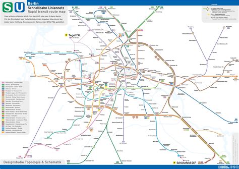 Berlin rapid transit route diagram by S. Gollin (2014) : TransitDiagrams