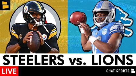 Steelers Vs Lions Watch Party Live Streaming Scoreboard Play By