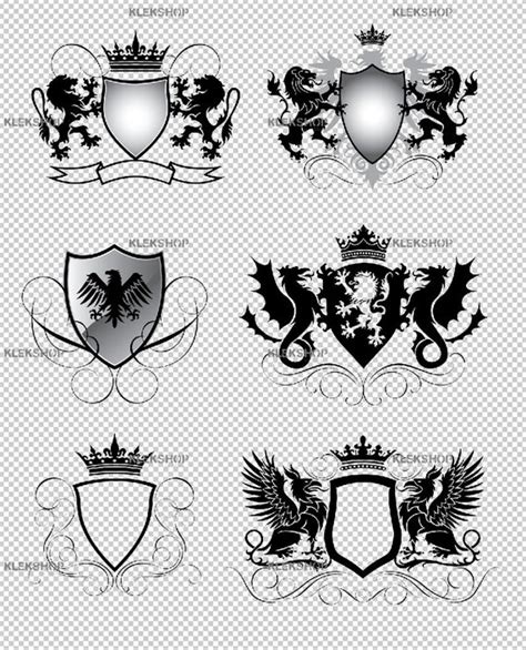 Heraldry Vector Clipart Collections