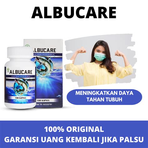 Jual Albucare Kapsul Ekstrak Ikan Gabus Meningkatkan Daya Tahan Tubuh