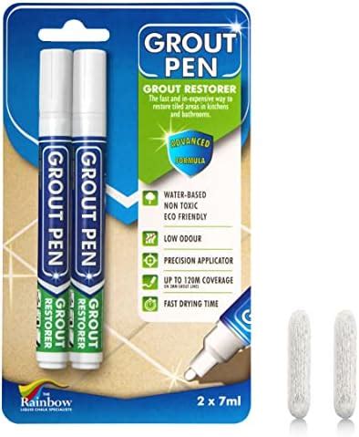 Grout Pen Designed For Restoring Tile Grout In Bathrooms Kitchens