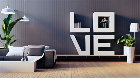 Premium Photo The Love Living Room Valentine Interior