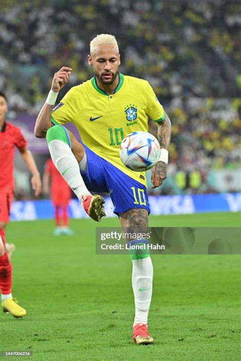 Neymar Jr of Brazil during the FIFA World Cup Qatar 2022 Round of 16 ...