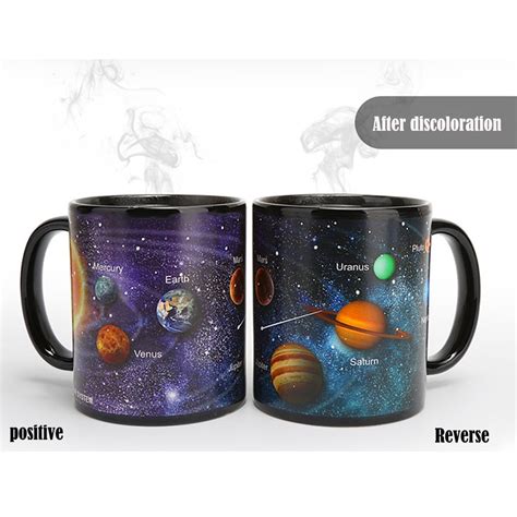 Solar System Color Changing Mug Galaxy Change Mugs Heat Sensitive