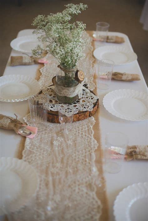 Chic Rustic Burlap And Lace Wedding Ideas Deer Pearl Flowers