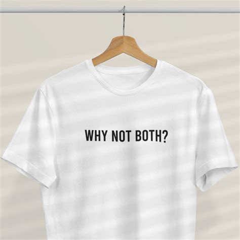 Why Not Both Bisexual Shirt Gay Shirt Bi Pride Shirt Etsy