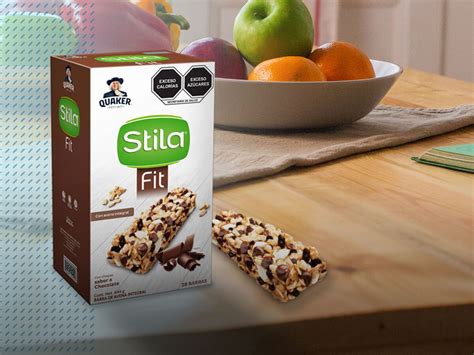 Barras de avena Quaker Stila FIT sabor y nutrición todos los días