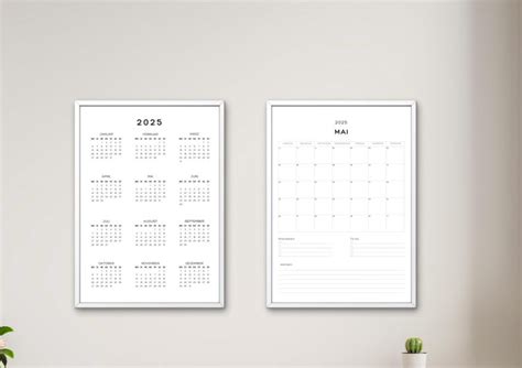 Calendar And Monthly Planner To Print Language German Pdf A