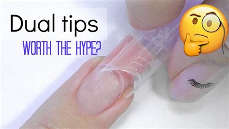 Dual Tips Nails With Polygel Youtube