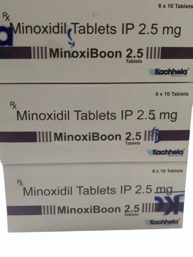 Mg Minoxidil Tablets At Rs Box Pharmaceutical Tablets In Surat