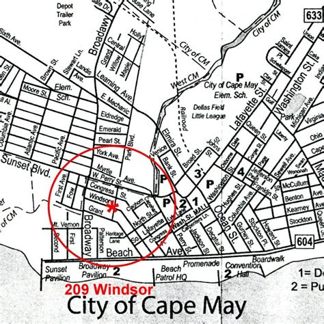 Cape May Tourist Map Ontheworldmap The Best Porn Website