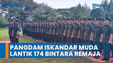 Video Pangdam Iskandar Muda Lantik 174 Bintara Remaja Tribungayo