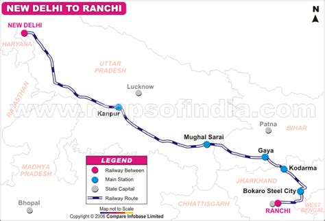 12440 Rajdhani Route Map From New Delhi To Ranchi Via Gaya