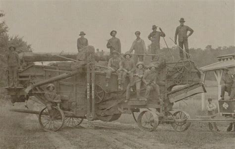 Peoria Illinois Rppc Gaar Scott Steam Engine Tractor Thresher